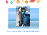 2022년 8월 5일 동삼어촌체험휴양마을 유어장 낚시터 조황입니다.